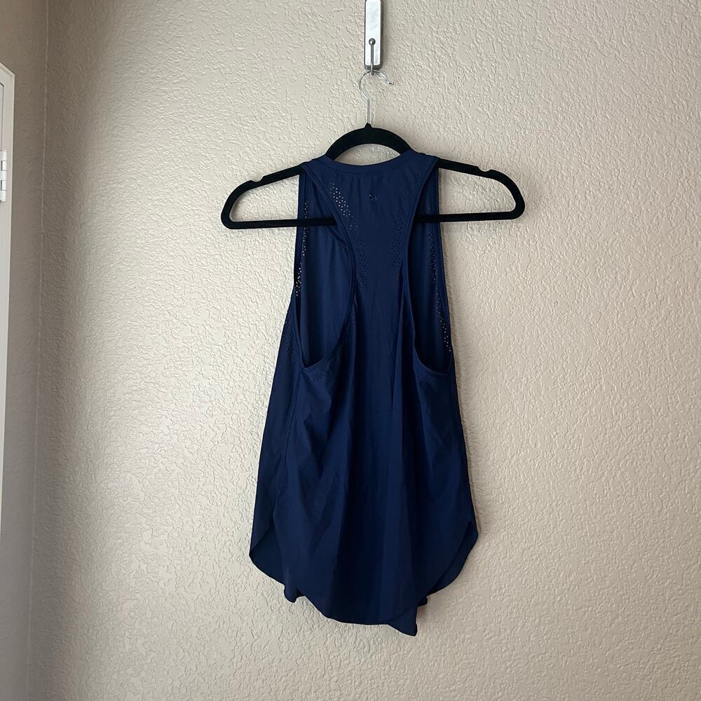 Lululemon Work Out To Water Tank Navy Blue Lightweight Racerback - Picture 6 of 6